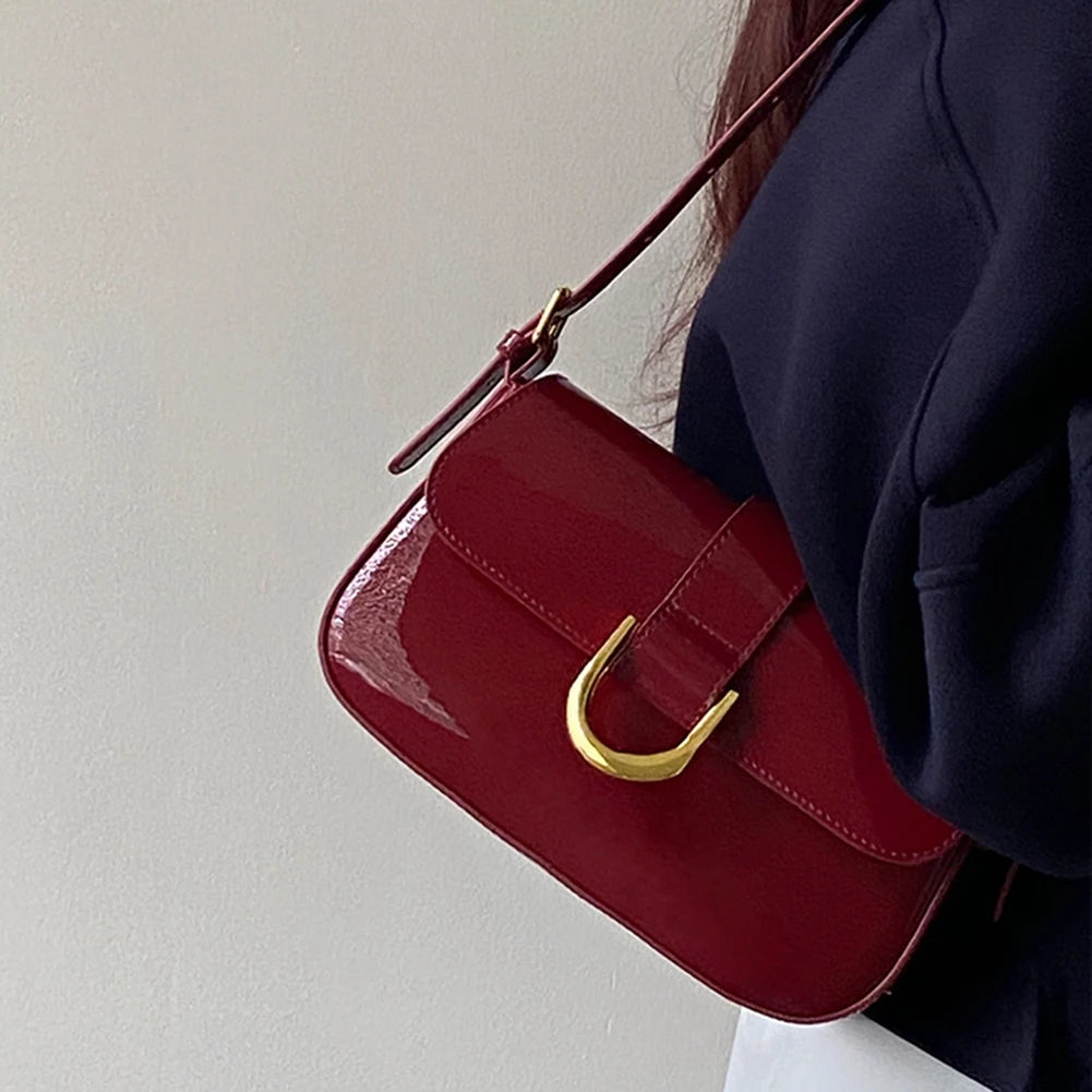 Red handbag