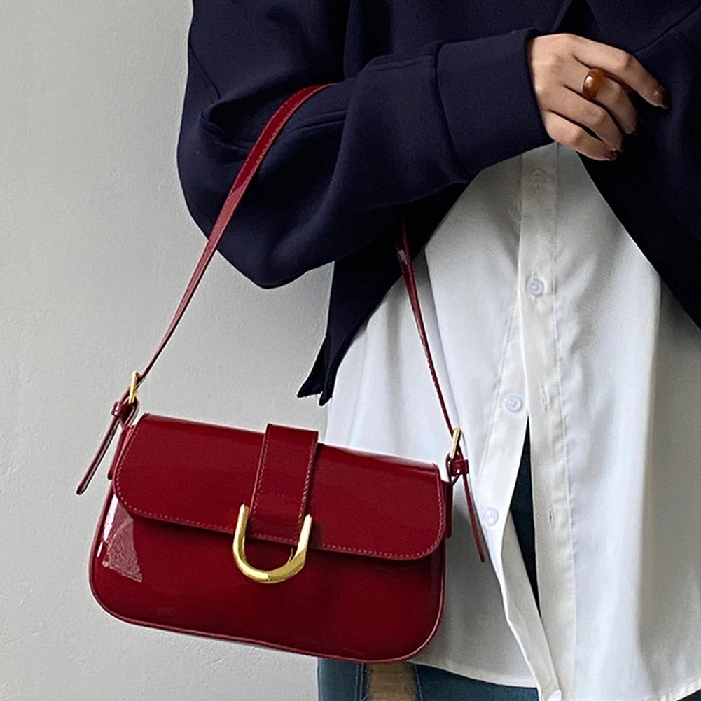 Red handbag